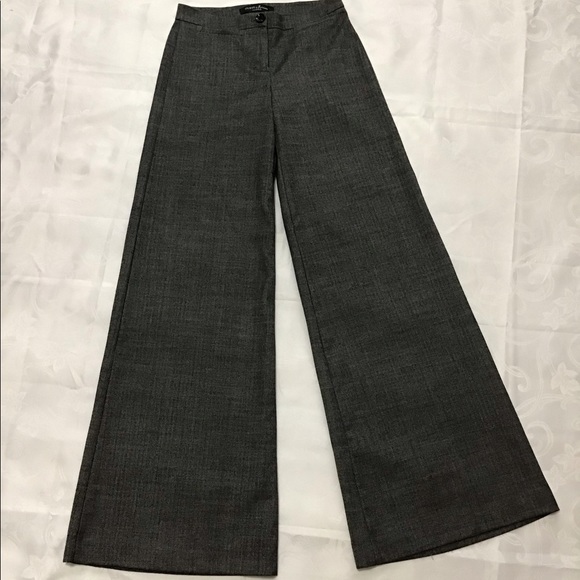 Marciano black-grey flare pants; work or dress up - Picture 2 of 11